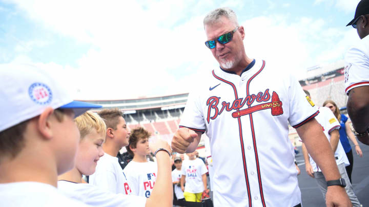 Former Atlanta Braves third baseman Chipper Jones Former Atlanta Braves third baseman Chipper Jones
