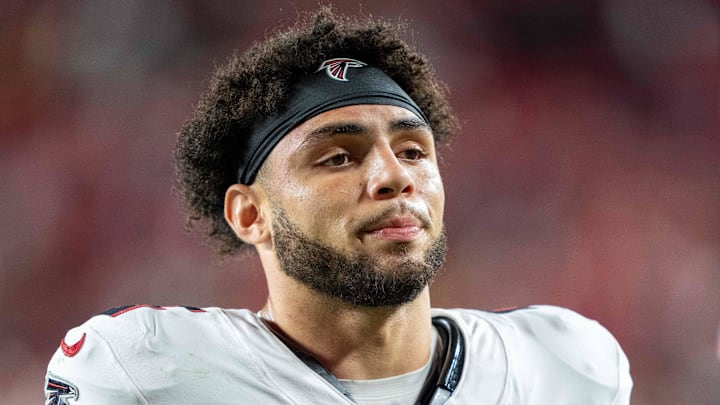 Atlanta Falcons wide receiver Drake London.