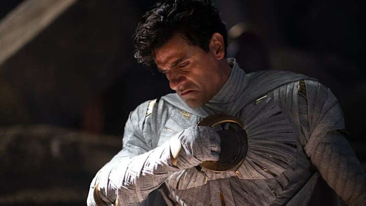 Oscar Isaac as Marc Spector in Marvel Studios' MOON KNIGHT, exclusively on Disney+. Photo by Gabor Kotschy. ©Marvel Studios 2022. All Rights Reserved.