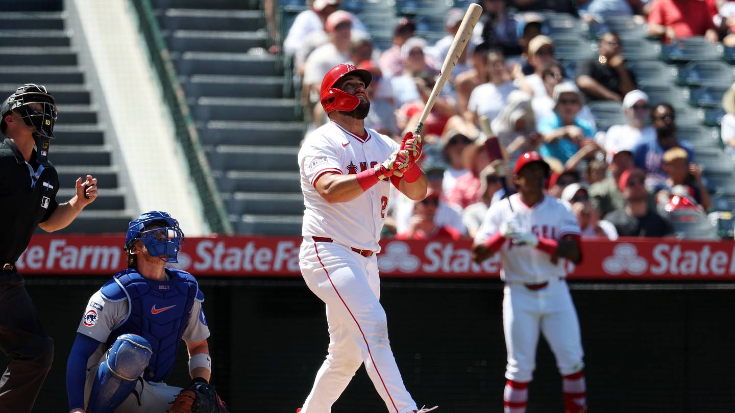 Angels cut bait on slugging first baseman in giant year-end roster shuffle