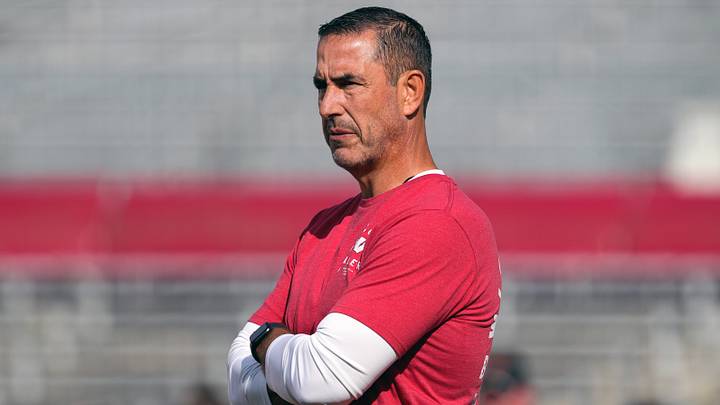Wisconsin Badgers head coach Luke Fickell. Wisconsin Badgers head coach Luke Fickell.