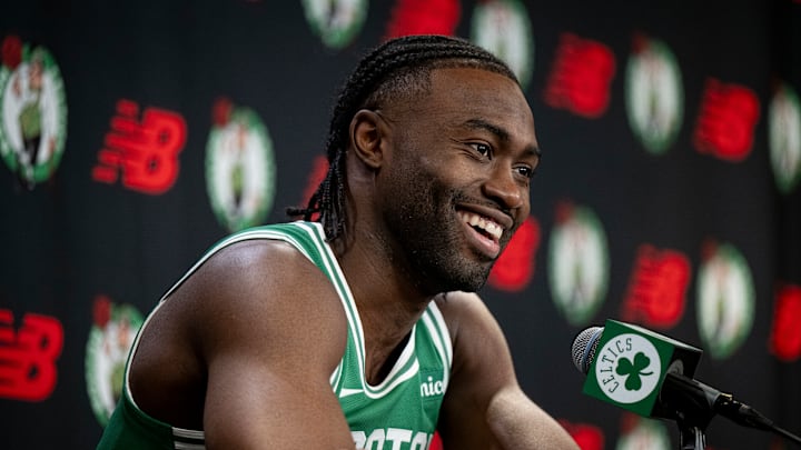 Boston Celtics, Jaylen Brown, Jaylen Brown shoes, Celtics training camp