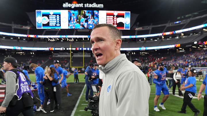 Boise State Broncos head coach Spencer Danielson.