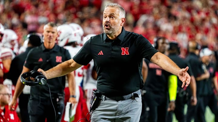 Matt Rhule reacts after a call against the Cincinnati Bearcats during the fourth quarter. Matt Rhule reacts after a call against the Cincinnati Bearcats during the fourth quarter.