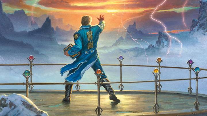 Wind and Truth by Brandon Sanderson, book five of The Stormlight Archive. Cover artwork by Michael Whelan.