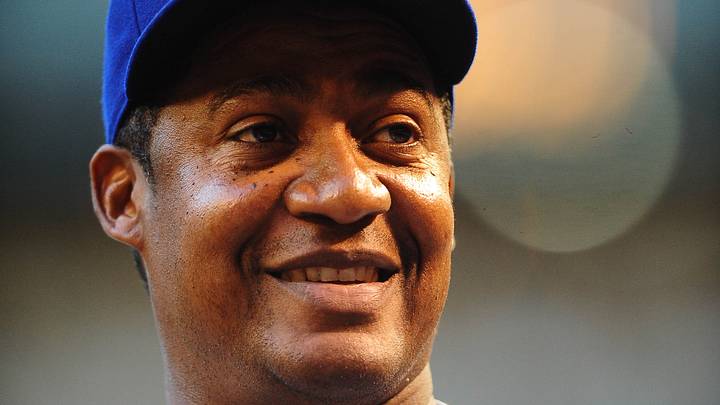 May 11, 2010; Phoenix, AZ, USA; Los Angeles Dodgers first base coach Mariano Duncan against the Arizona Diamondbacks at Chase Field. Mandatory Credit: Mark J. Rebilas-USA TODAY Sports May 11, 2010; Phoenix, AZ, USA; Los Angeles Dodgers first base coach Mariano Duncan against the Arizona Diamondbacks at Chase Field. Mandatory Credit: Mark J. Rebilas-USA TODAY Sports