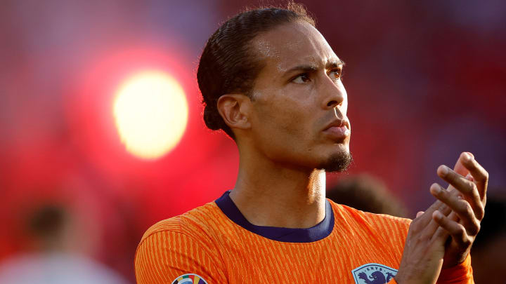 Van Dijk and the Netherlands were knocked out of Euro 2024 Van Dijk and the Netherlands were knocked out of Euro 2024