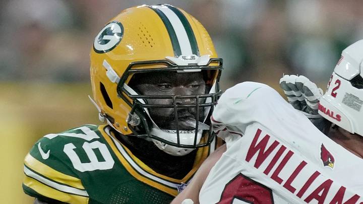Green Bay Packers offensive  lineman Travis Glover will start at right guard against the Bears.