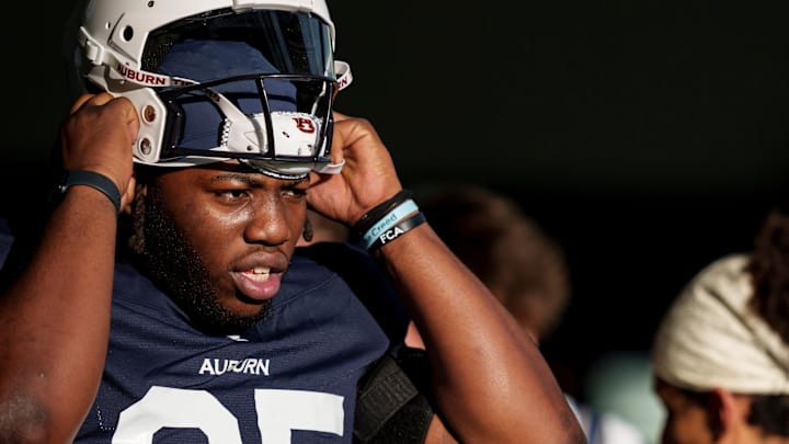 Xavier Chaplin is considered a big upgrade at offensive tackle for the Auburn Tigers. 