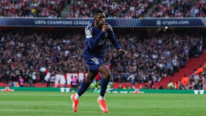 Ousmane Dembélé, unique buteur à l'Emirates.