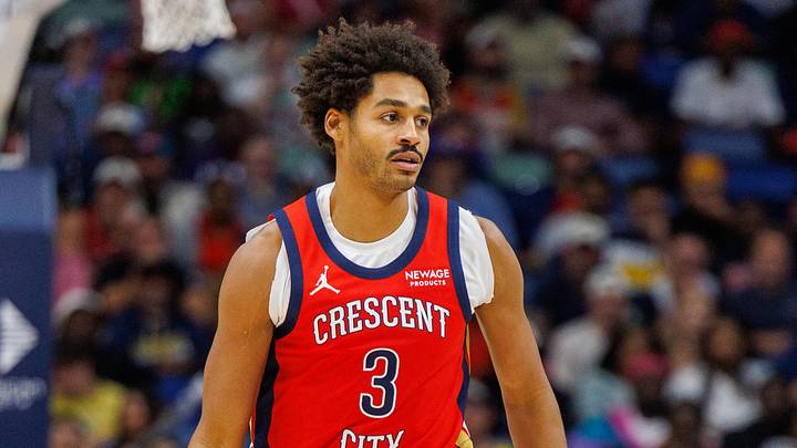 Oct 21, 2026; New Orleans, Louisiana, USA; New Orleans Pelicans guard Jordan Poole (3) dribbles against Indiana Pacers during the second half at Smoothie King Center. Mandatory Credit: Stephen Lew-Imagn Images Oct 21, 2026; New Orleans, Louisiana, USA; New Orleans Pelicans guard Jordan Poole (3) dribbles against Indiana Pacers during the second half at Smoothie King Center. Mandatory Credit: Stephen Lew-Imagn Images
