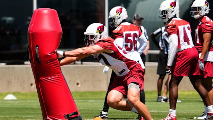 Arizona Cardinals linebacker Cameron Thomas (97) during voluntary Organized Team Activities at the