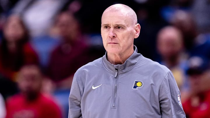 Indiana Pacers head coach Rick Carlisle during a game against the New Orleans Pelicans during the second half at Smoothie King Center. 