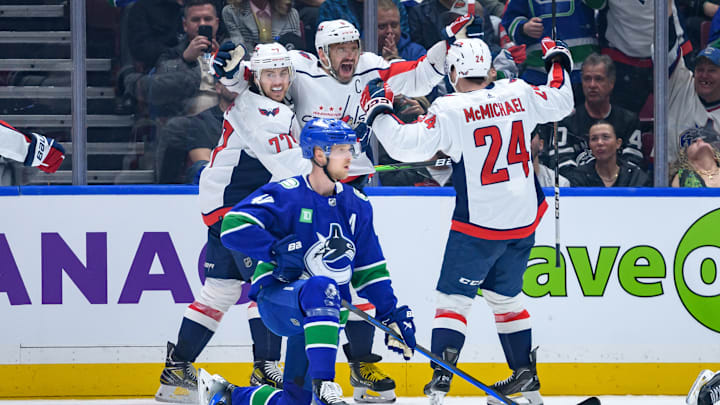 Washington Capitals v Vancouver Canucks