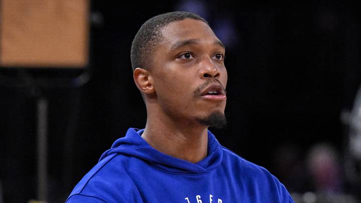 Apr 1, 2025; New York, New York, USA; Philadelphia 76ers guard Lonnie Walker IV (16) warms up before a game against the New York Knicks at Madison Square Garden. Mandatory Credit: John Jones-Imagn Images Apr 1, 2025; New York, New York, USA; Philadelphia 76ers guard Lonnie Walker IV (16) warms up before a game against the New York Knicks at Madison Square Garden. Mandatory Credit: John Jones-Imagn Images