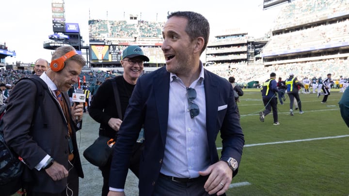 Oct 30, 2022; Philadelphia, Pennsylvania, USA; Philadelphia Eagles general manager Howie Roseman.