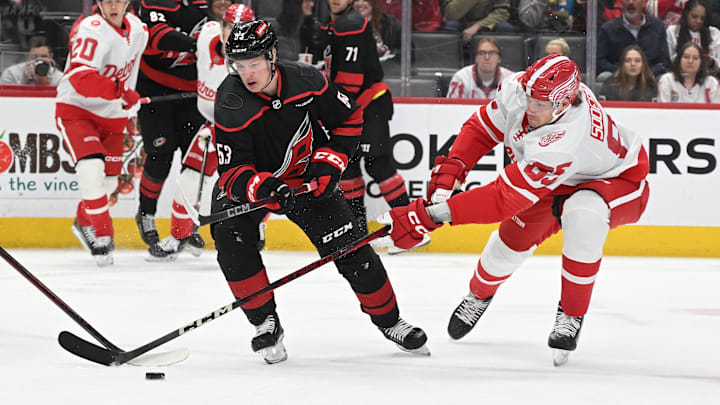 Expect a low-scoring game when the Hurricanes face the Red Wings on Friday night.