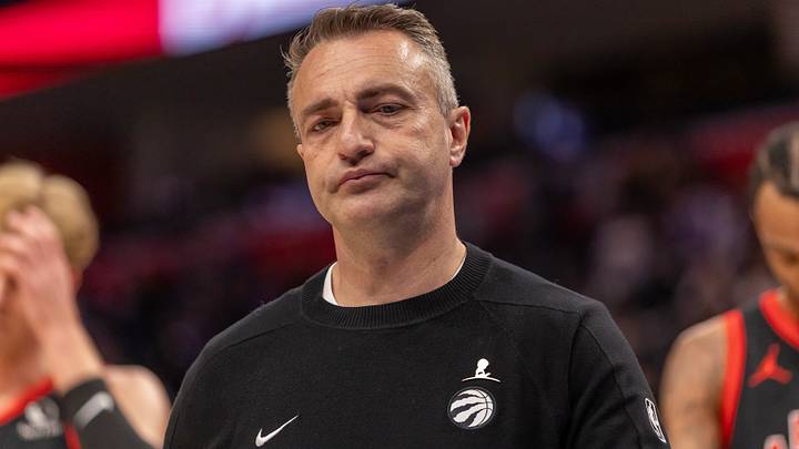 Mar 31, 2026; Toronto Raptors head coach, Darko Rajakovic. Mandatory Credit: David Reginek-Imagn Images