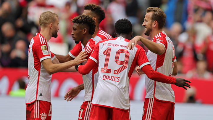 Harry Kane will lead the line for Bayern after an impressive start