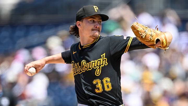 Aug 26, 2026; San Diego, California, USA; Pittsburgh Pirates pitcher Bubba Chandler (36) delivers during the first inning against the San Diego Padres at Petco Park. Mandatory Credit: Denis Poroy-Imagn Images Aug 26, 2026; San Diego, California, USA; Pittsburgh Pirates pitcher Bubba Chandler (36) delivers during the first inning against the San Diego Padres at Petco Park. Mandatory Credit: Denis Poroy-Imagn Images
