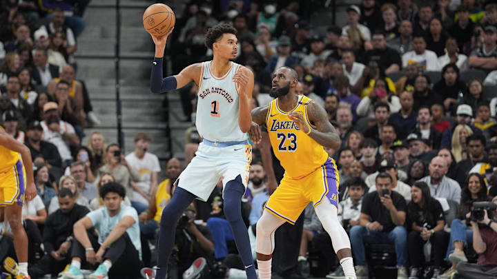 LeBron James had a great line about Victory Wembanyama. 