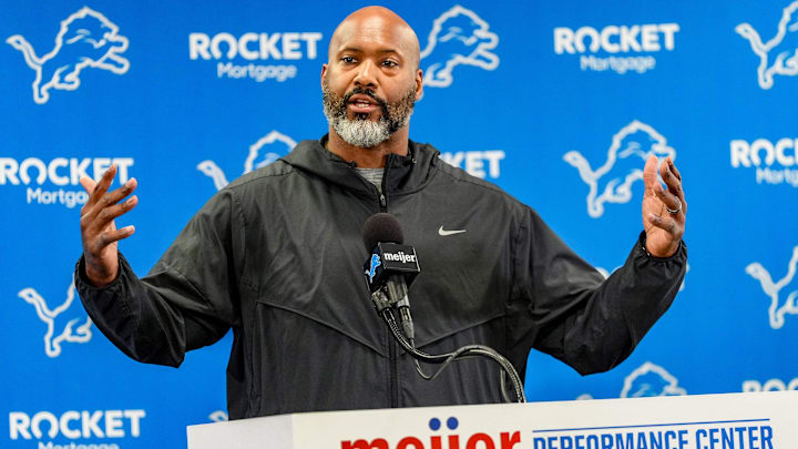 Detroit Lions Executive Vice President & General Manager Brad Holmes.