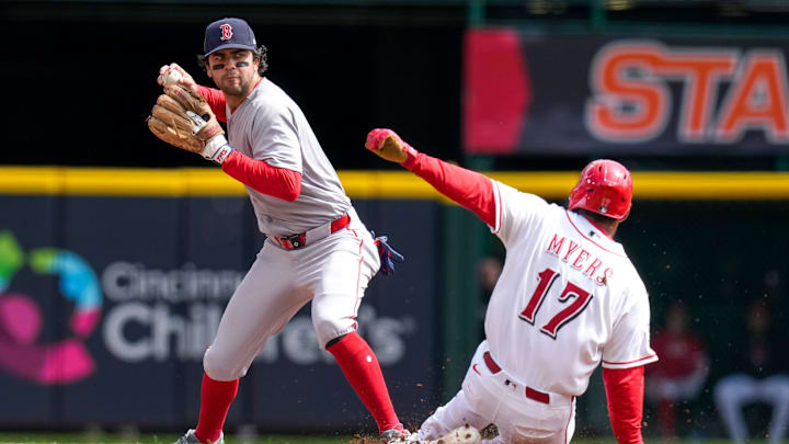 Boston Red Sox second baseman Marcelo Mayer.