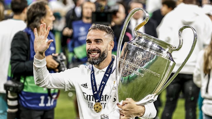 Carvajal celebró su quinto título de la Champions