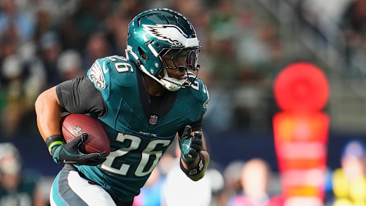Eagles running back Saquon Barkley