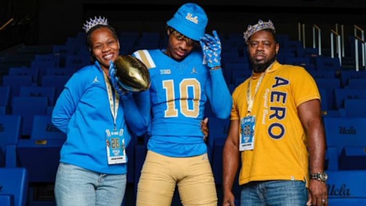 Xavier Stinson on his UCLA Bruins official visit Xavier Stinson on his UCLA Bruins official visit