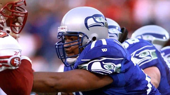 81. Walter Jones -- OT, Seattle Seahawks (1997-2008).
Xxx 49ers Seahawks S Fbn Ca 81. Walter Jones -- OT, Seattle Seahawks (1997-2008).
Xxx 49ers Seahawks S Fbn Ca