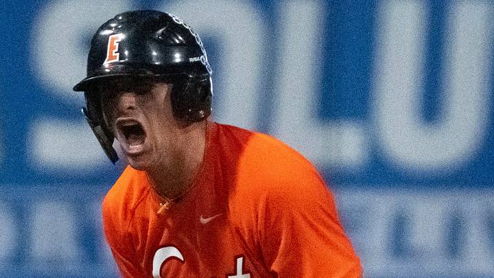 Sioux City East’s Cal Jepsen (2) reacts after reaching third base July 21, 2026 during a Class 4A Iowa state baseball tournament quarterfinal against the Iowa City Liberty Lightning in Cedar Rapids, Iowa. Sioux City East’s Cal Jepsen (2) reacts after reaching third base July 21, 2026 during a Class 4A Iowa state baseball tournament quarterfinal against the Iowa City Liberty Lightning in Cedar Rapids, Iowa.