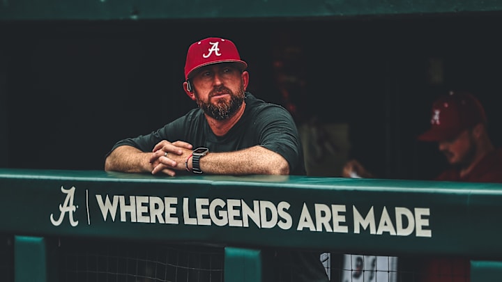Alabama baseball coach Rob Vaughn. Alabama baseball coach Rob Vaughn.