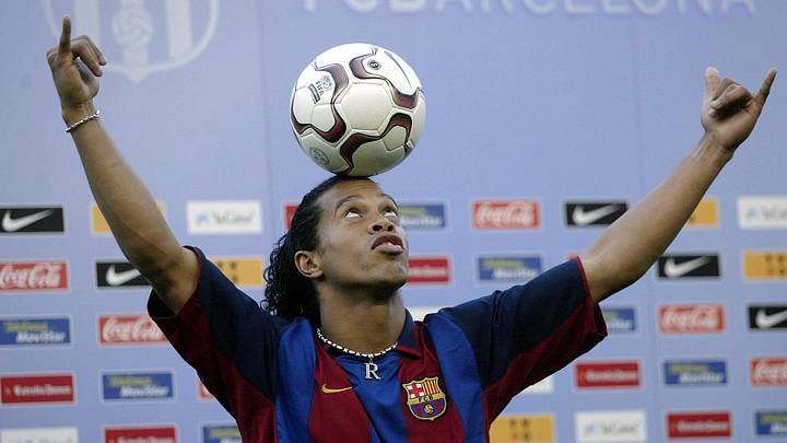 SOCCER-SPAIN-BARCELONA-RONALDINHO SOCCER-SPAIN-BARCELONA-RONALDINHO