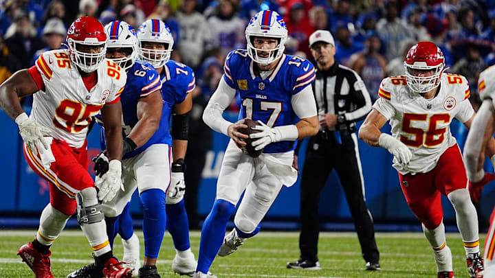 Allen secured a 30–21 win over the Chiefs, helping the Bills improve to 9–2.