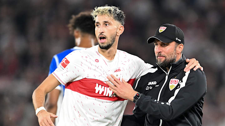 Atakan Karazor und Sebastian Hoeneß arbeiten seit mehreren Jahren beim VfB zusammen Atakan Karazor und Sebastian Hoeneß arbeiten seit mehreren Jahren beim VfB zusammen