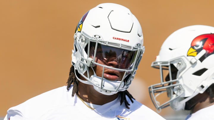 Jun 10, 2025; Tempe, AZ, USA; Arizona Cardinals defensive lineman Walter Nolen III (97) during minicamp at the teams Arizona Cardinals Training Facility. Mandatory Credit: Mark J. Rebilas-Imagn Images