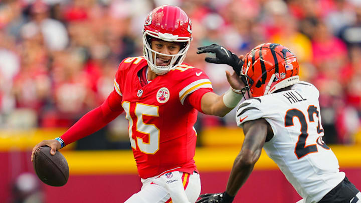 Mahomes was held to 151 yards passing and two touchdowns, but got the Chiefs in range for Butker's game-winning field goal. Mahomes was held to 151 yards passing and two touchdowns, but got the Chiefs in range for Butker's game-winning field goal.