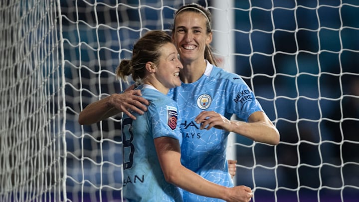 Jill Scott and Ellen White are two of the WSL's all-time top appearance makers