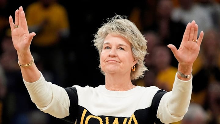 Former Iowa women’s basketball head coach Lisa Bluder