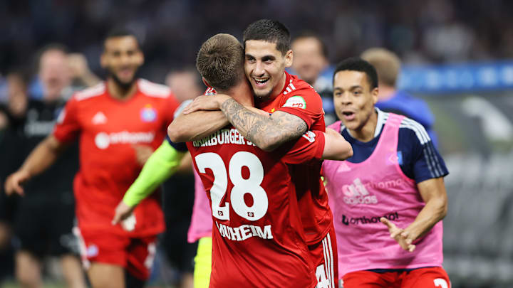 Der HSV schlägt Hertha BSC