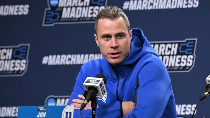 Duke basketball head coach Jon Scheyer Duke basketball head coach Jon Scheyer