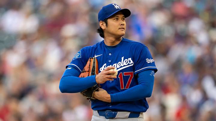 Jun 24, 2026; Minneapolis, Minnesota, USA; Los Angeles Dodgers starting pitcher Shohei Ohtani (17) looks on before delivering a pitch against the Minnesota Twins in the first inning at Target Field. Mandatory Credit: Jesse Johnson-Imagn Images Jun 24, 2026; Minneapolis, Minnesota, USA; Los Angeles Dodgers starting pitcher Shohei Ohtani (17) looks on before delivering a pitch against the Minnesota Twins in the first inning at Target Field. Mandatory Credit: Jesse Johnson-Imagn Images