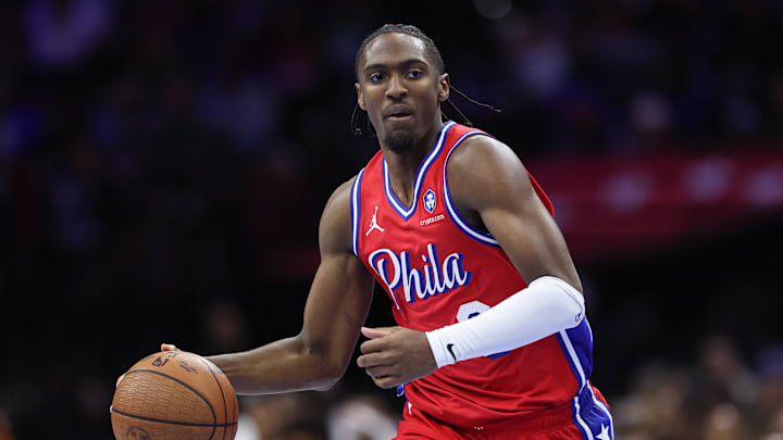 Philadelphia 76ers guard Tyrese Maxey is a great prop target on Friday.