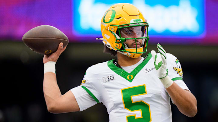 Bet the UNDER on Dante Moore's passing yards total against James Madison.