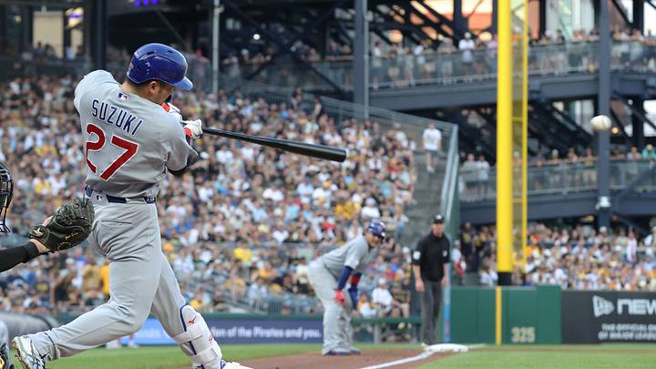 Chicago Cubs right fielder Seiya Suzuki. Chicago Cubs right fielder Seiya Suzuki.