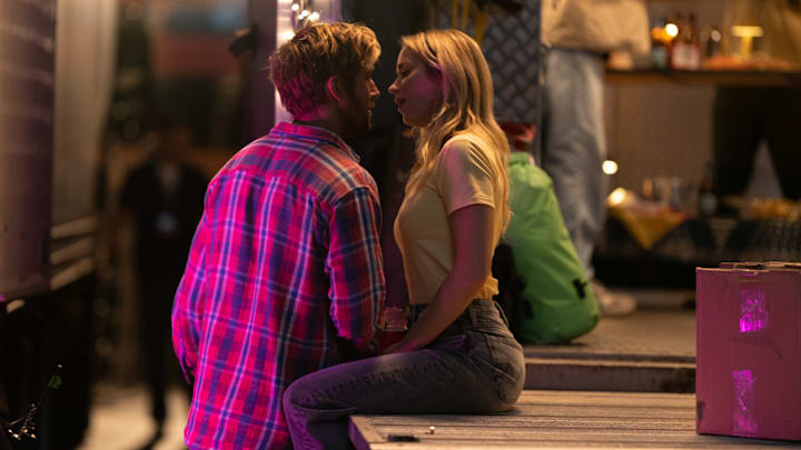 L to R: Ryan Gosling is Colt Seavers and Emily Blunt is Judy Moreno in THE FALL GUY, directed by David Leitch