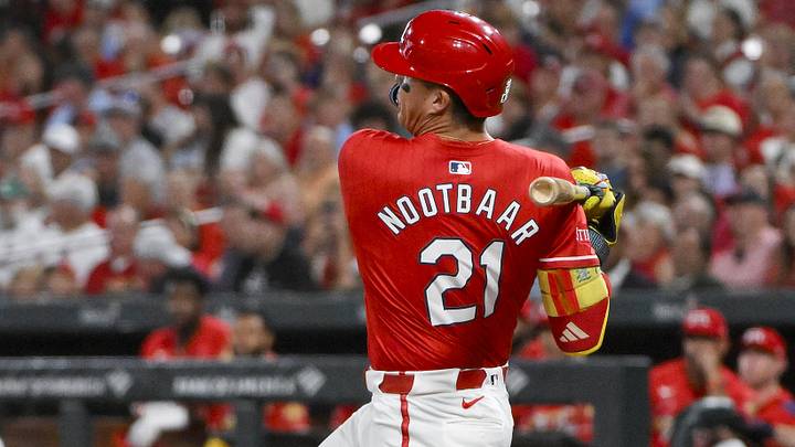 St. Louis Cardinals left fielder Lars Nootbaar