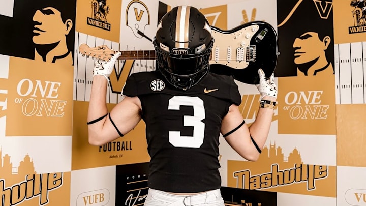 2026 Vanderbilt tight end commit Adam Gehm 2026 Vanderbilt tight end commit Adam Gehm