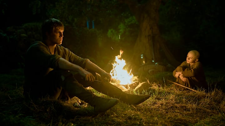 Peter Claffey (Dunk) and Dexter Sol Ansell (Egg) in A Knight of the Seven Kingdoms.